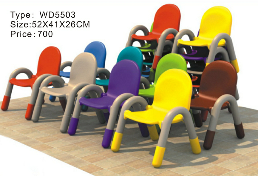 幼儿园圆腿椅子详情图1