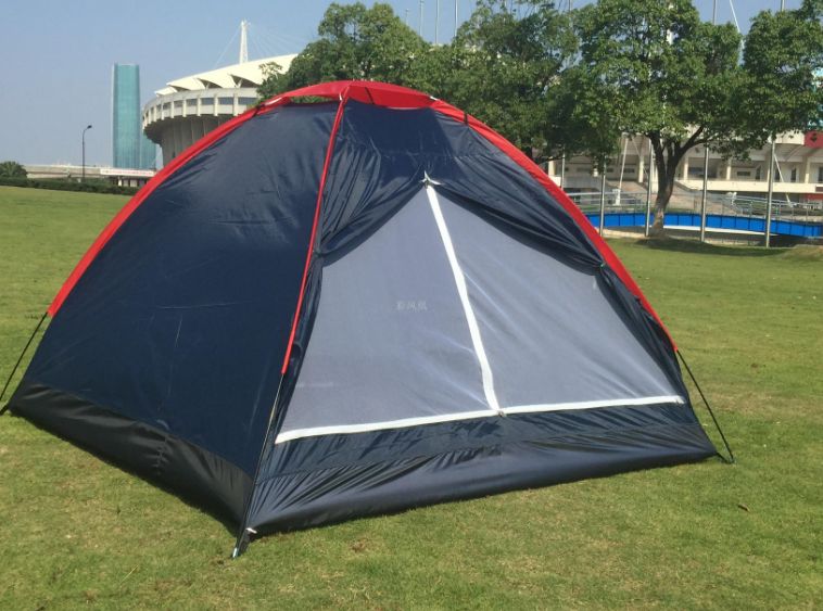 Manual camping tents with fiberglass poles for 2-3 people are bestsellers details Picture