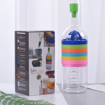 Home home jug Sports jug Wine bottle Multi-functional kitchen supplies eight-piece gadget set