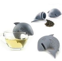 Creative fun Big shark silicone shark tea infuser tea strainer