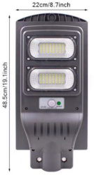 Solar integrated street lamp Application Scenario