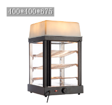 RTR-59L-2/GF-234 commercial food insulation and heating display cabinet, small desktop insulation box, heating and constant temperature for fried chicken, hamburgers and egg tarts detail image 2