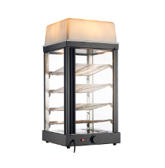RTR-79L-2/GF-255 commercial food insulation and heating display cabinet, small desktop insulation box, heating and constant temperature for fried chicken, hamburgers and egg tarts detail image 1
