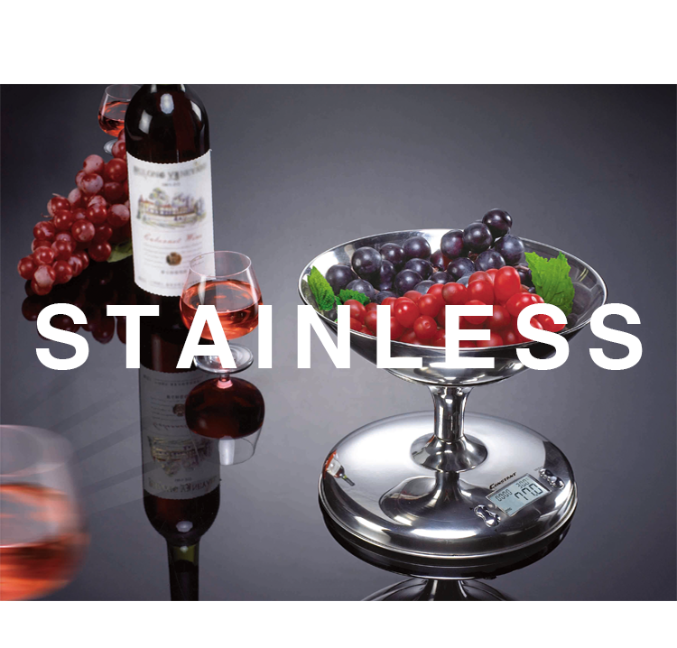 14192-256B High-end wine glass-shaped all-stainless steel kitchen scale, fruit baking electronic scale, bread and coffee scale, wholesale for export detail image 5