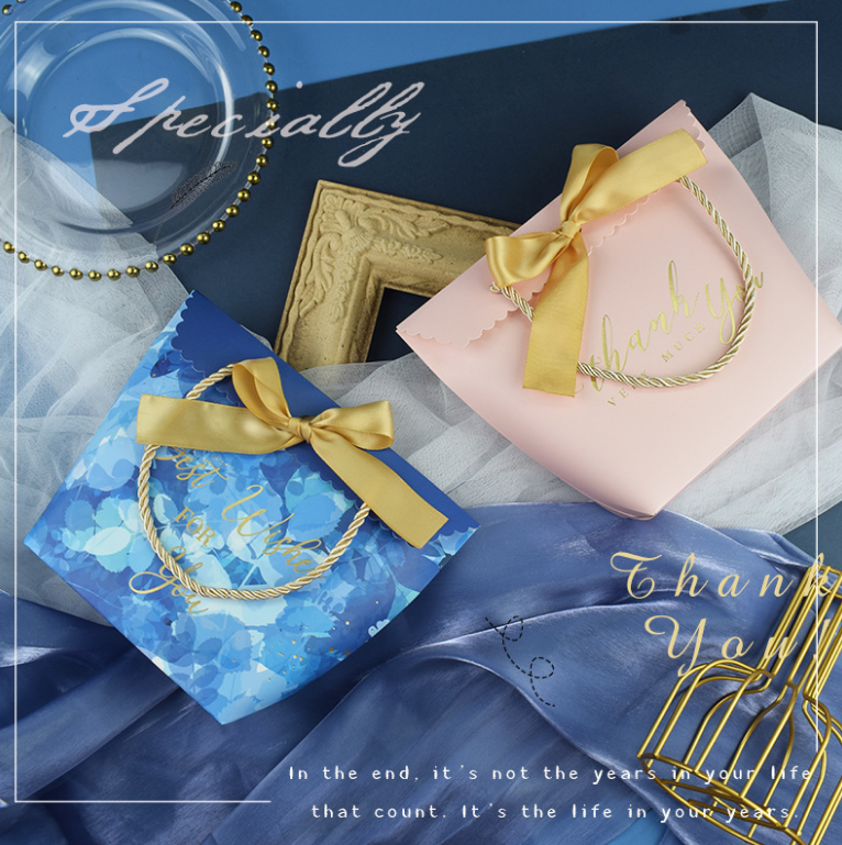 新款创意手提式喜糖盒 中式结婚庆伴手礼品包装喜糖纸袋批发(定制款图片仅供参考)详情图2