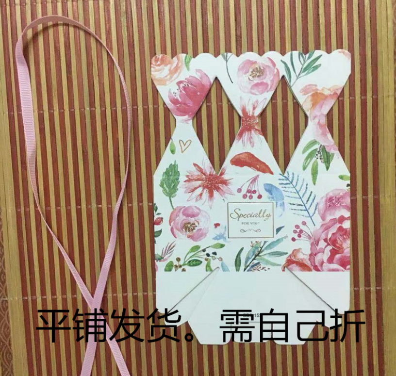 新款欧式花瓶喜糖盒子婚礼糖盒满月系创意喜糖袋结婚用品厂家批发(定制款图片仅供参考)详情图1