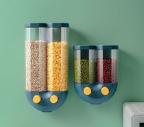 Wall-mounted multi-grain storage box Kitchen multi-functional grain bucket sealed grain storage tank
