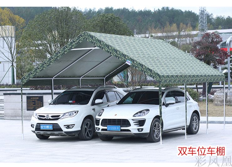 Carport, car parking shed, household rain and sun protection simple rain shelter, outdoor mobile warehouse tent, courtyard sunshade canopy Application Scenario