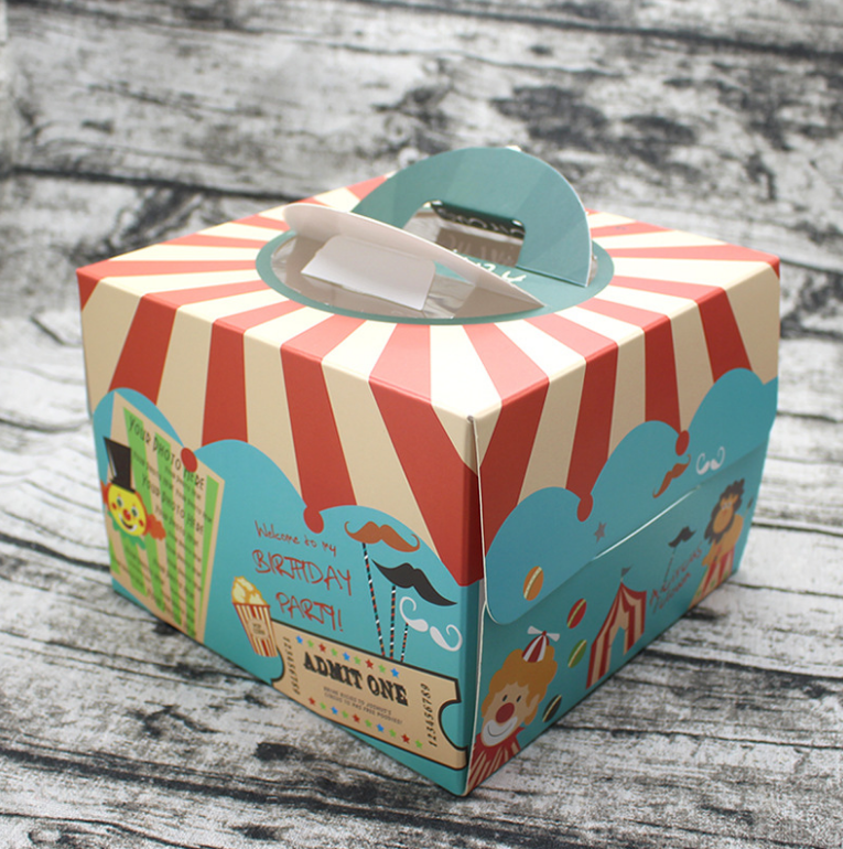 私人定制韩式/欧式彩色蛋糕盒8寸（定制款图片仅供参考）详情图4