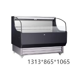 Cold fresh meat display cabinet, commercial fresh-keeping cabinet, cooked food cabinet, freezer, cooked food display cabinet 370L, commercial open type details Picture