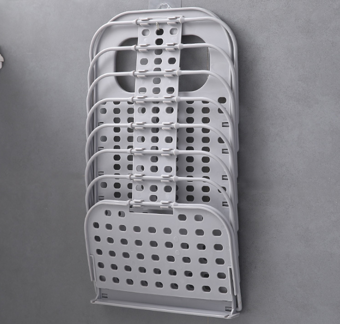 Household foldable dirty clothes basket, bathroom, wall-mounted dirty clothes basket, clothes and toys storage basket, bucket basket detail image 3