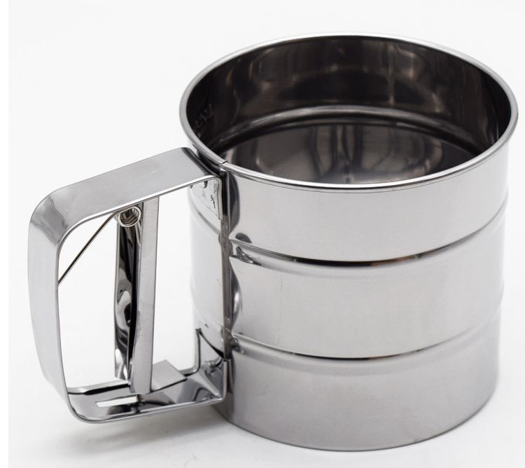 Baking tools Semi-automatic hand-held flour sifter Small powder sifter Hand-pressed flour sifter