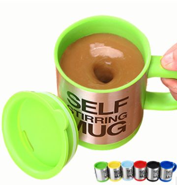 Electric automatic mixing cup office cup stainless steel double Mark lazy cup