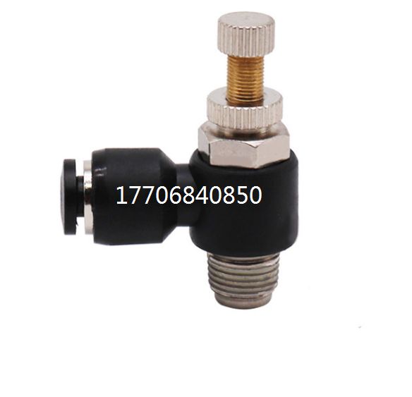 气动快速SL6-01节流阀SL8-02接头SL4-M5可调SL10-03/SL12-04外贸