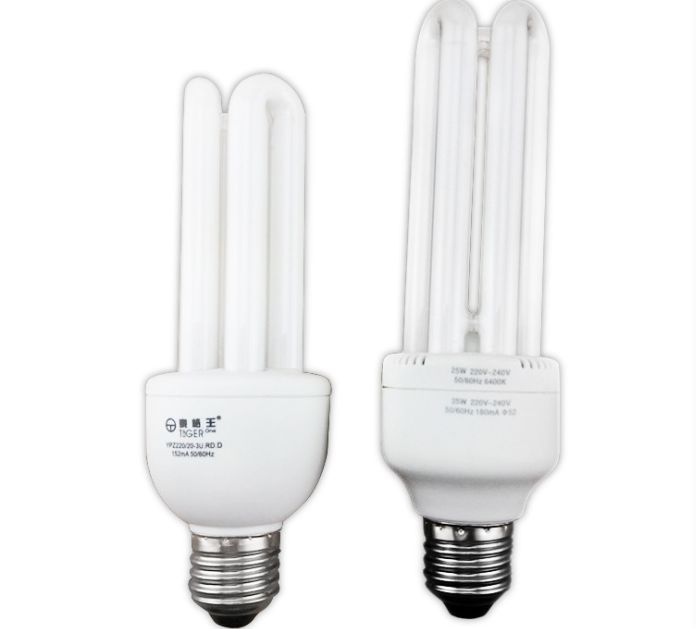 3U export quality energy-saving lamp halogen powder three primary colors