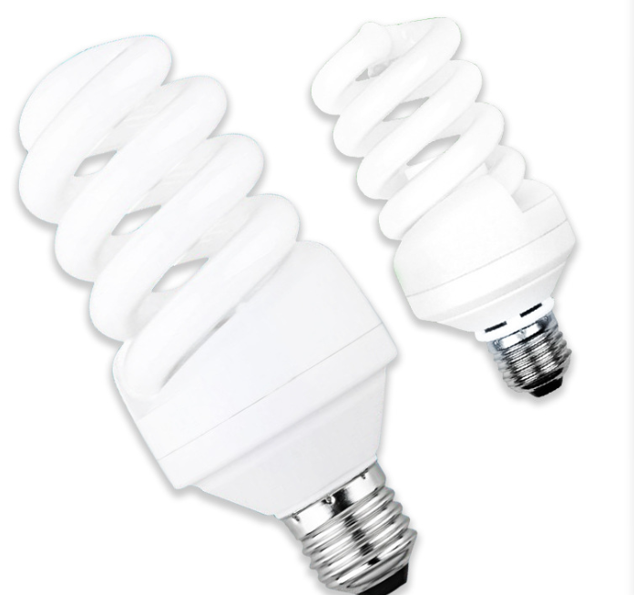 Energy-saving lamp small spiral three-color export quality detail image 1