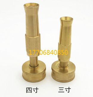 园林黄铜软管喷嘴/花园可调扭转喷嘴/洗车浇花水枪产品图