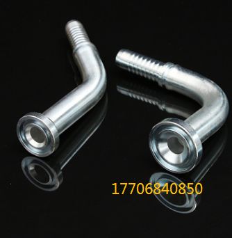 法兰单芯 45° 90°弯过渡接头 液压管件连接接头加工定制产品图