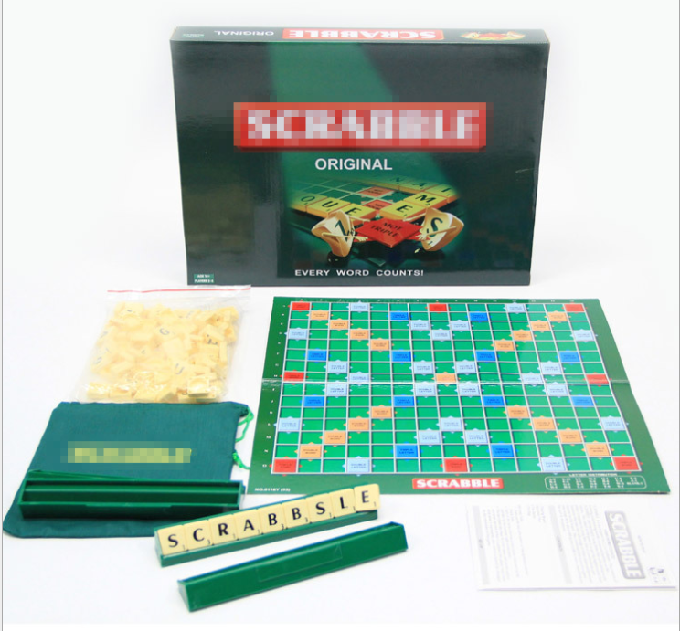 英文教具拼词游戏桌游比赛拼字游戏英语启蒙益智玩具详情图1