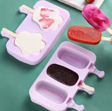 Cartoon DIY ice cream mold Silicone ice ice cream homemade Popsicle mold Popsicle ice cream model