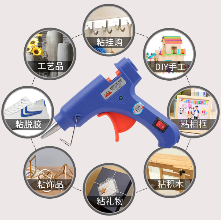 厂直销 三克斯牌3K-506 小胶枪 15W 20W 25W !! 迷你 7MM胶棒详情2