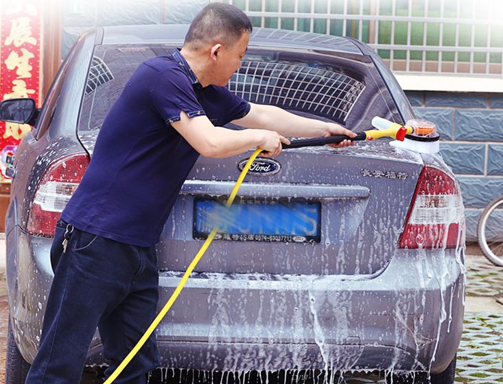 车载旋转洗车刷细节图