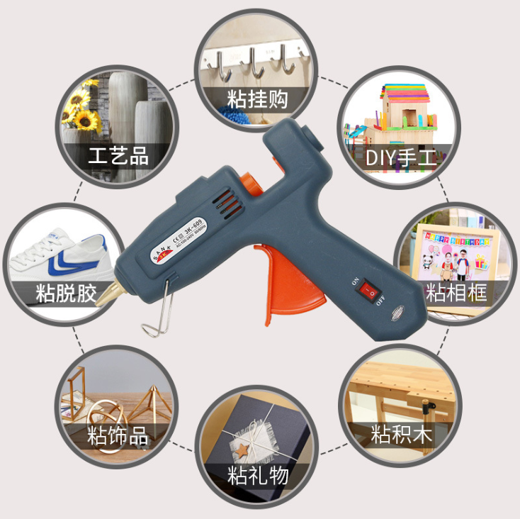 厂家直销3K-609热熔机热熔胶枪胶粘胶棒11Mm胶棒打胶机熔融胶粘.详情2