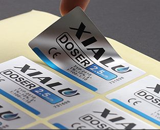 Aluminum foil label