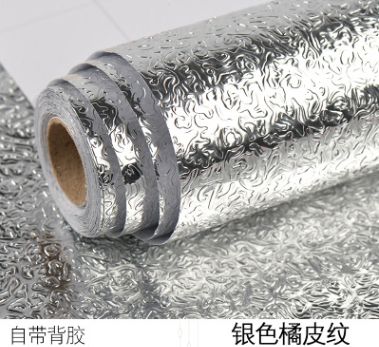 Multifunctional moistureproof and mildew-proof aluminum foil self-adhesive wall kitchen stick oil-proof sticker cabinet wall stick waterproof high-temperature tin thumbnail
