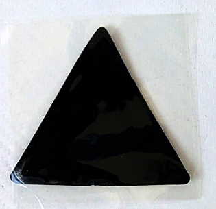 Circular Spider Anti-Slip Mat Triangular Anti-Slip Mat Car Perfume Mobile Phone Decoration Silicone Pu Anti-Slip Mat Specification drawing