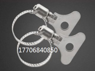 201/304 Stainless steel handle throat band with handle small American throat band should be handle clamp American pipe clamp thumbnail