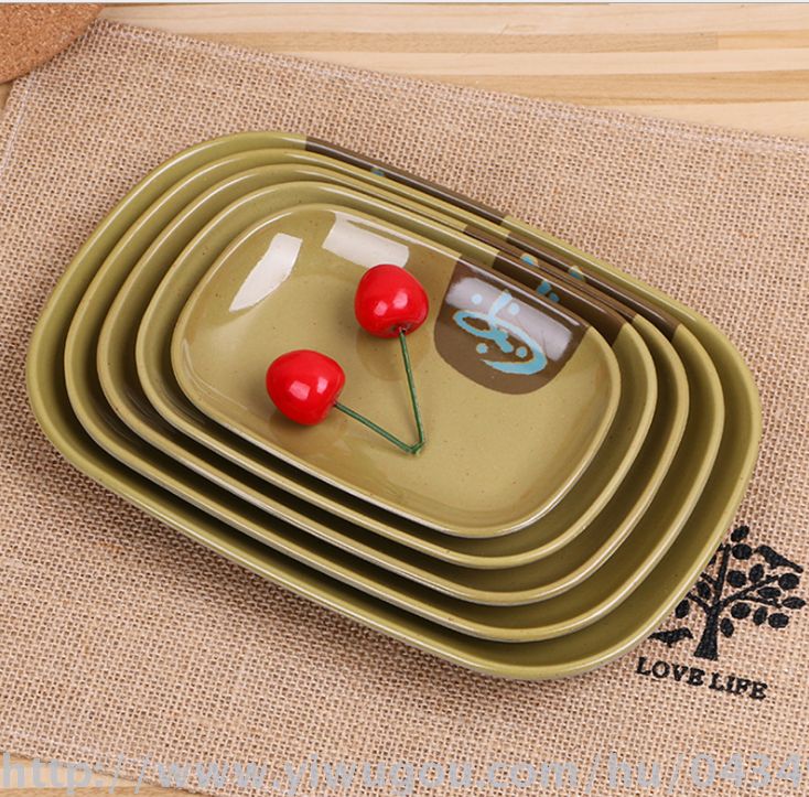 Melamine tableware denier dishes imitation porcelain Korean bowl round multi-purpose bowl United States dish tableware wholesale thumbnail