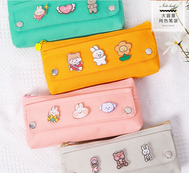 Cute high school high capacity pencil case