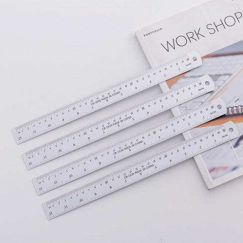 Mingqiang 1030 30 cm Aluminum alloy Ruler for office use detail image 1