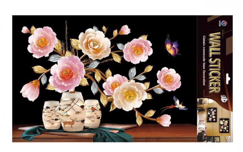 Decorate the living room sofa wall decorate the wall sticker teacup