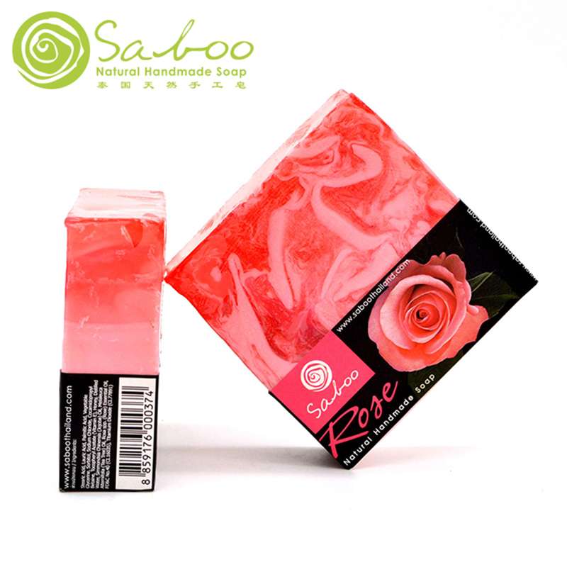 SABOO泰国手工皂精油香皂 天然全身亮白洗脸肥皂原装进口正品详情图3