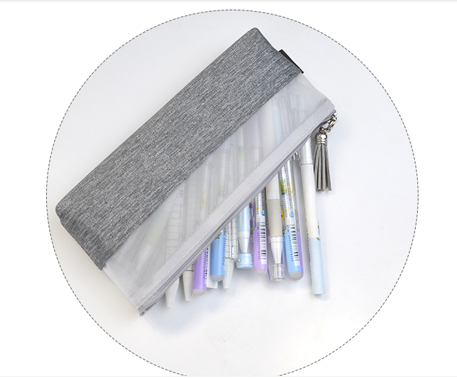 简约初中生高中生高颜值网红日系多功能文具袋文具盒少女笔袋考试学生用文具收纳详情图5