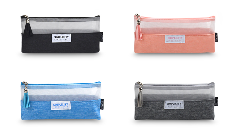 简约初中生高中生高颜值网红日系多功能文具袋文具盒少女笔袋考试学生用文具收纳详情图2