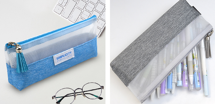 简约初中生高中生高颜值网红日系多功能文具袋文具盒少女笔袋考试学生用文具收纳详情图4