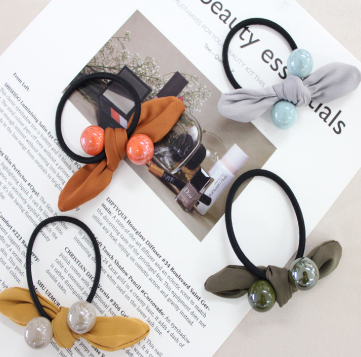 Yiwu's best-selling items: Instags-style Korean style hot sales, girls and children's fabric star hair bands, hair accessories. Factory direct sales, 5 sets detail image 4