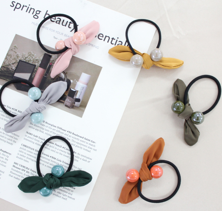 Yiwu's best-selling items: Instags-style Korean style hot sales, girls and children's fabric star hair bands, hair accessories. Factory direct sales, 5 sets detail image 1