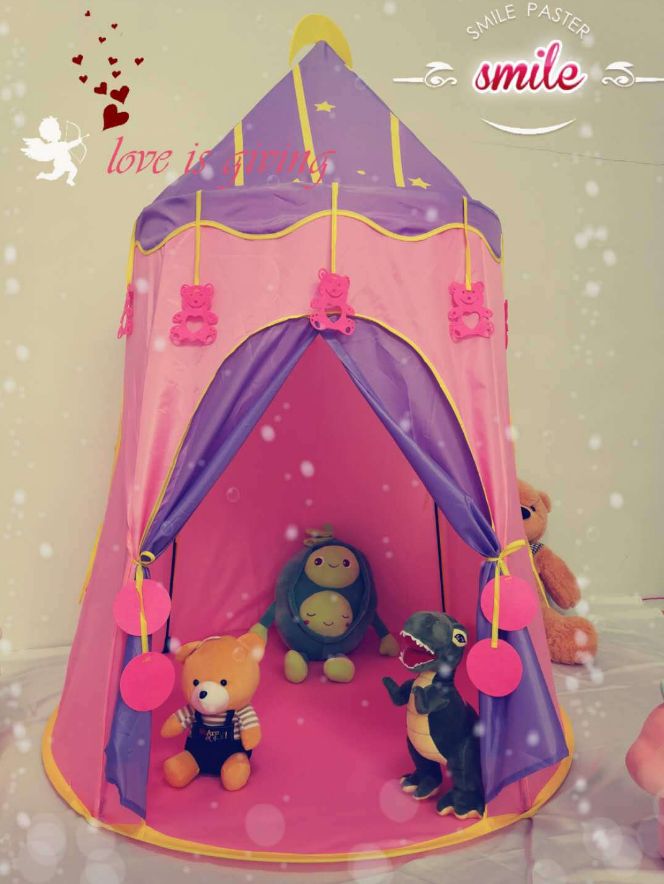 Factory direct sales of children's tents, boys' and girls' starry sky game houses, prince and princess tents, yurts Specification image