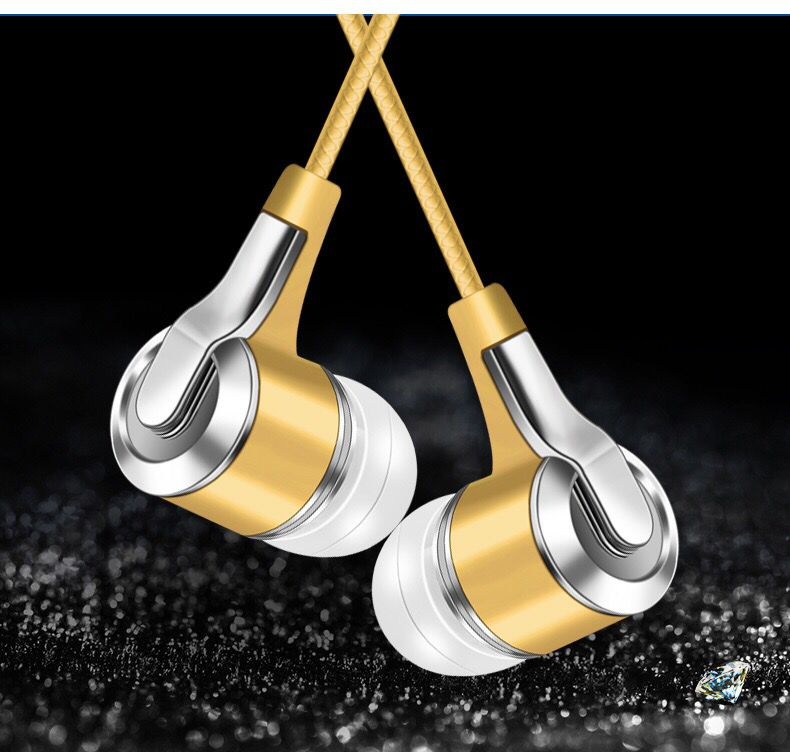 Low-frequency universal in-ear headphones, mobile phone and computer wired headphones, line-controlled sports headphones detail image 17