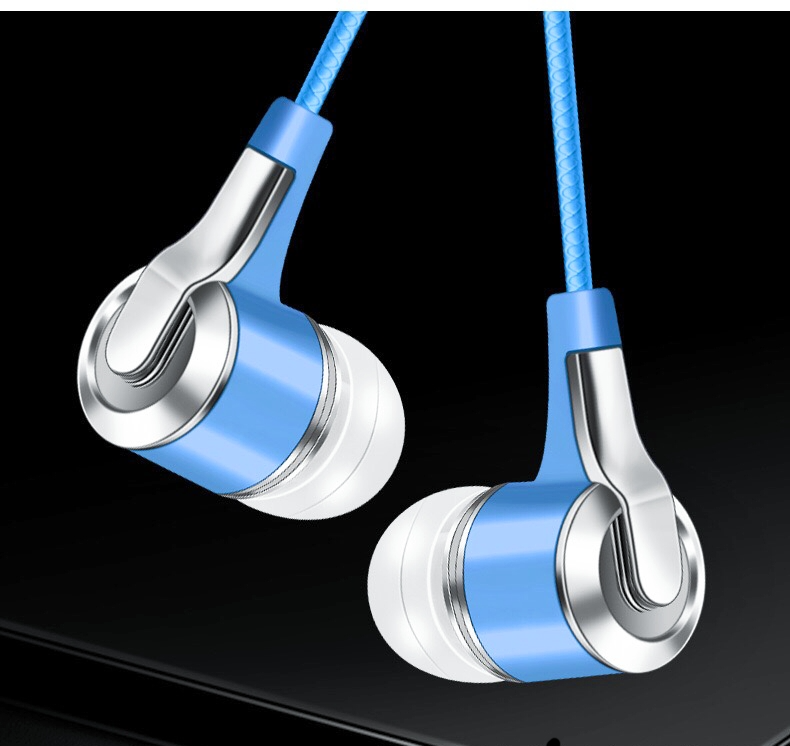 Low-frequency universal in-ear headphones, mobile phone and computer wired headphones, line-controlled sports headphones detail image 16