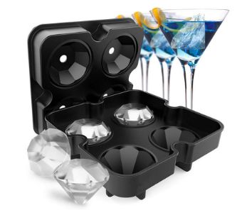Creative new silicone diamond four silicone ice grid silicone ice grid
