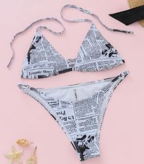 HOULOUFEI 2020 AliExpress women's split swimsuit sexy bikini