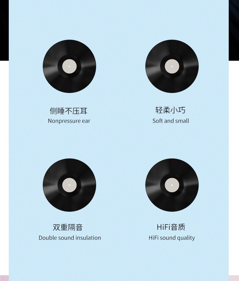 Low-frequency universal in-ear headphones, mobile phone and computer wired headphones, line-controlled sports headphones detail image 2