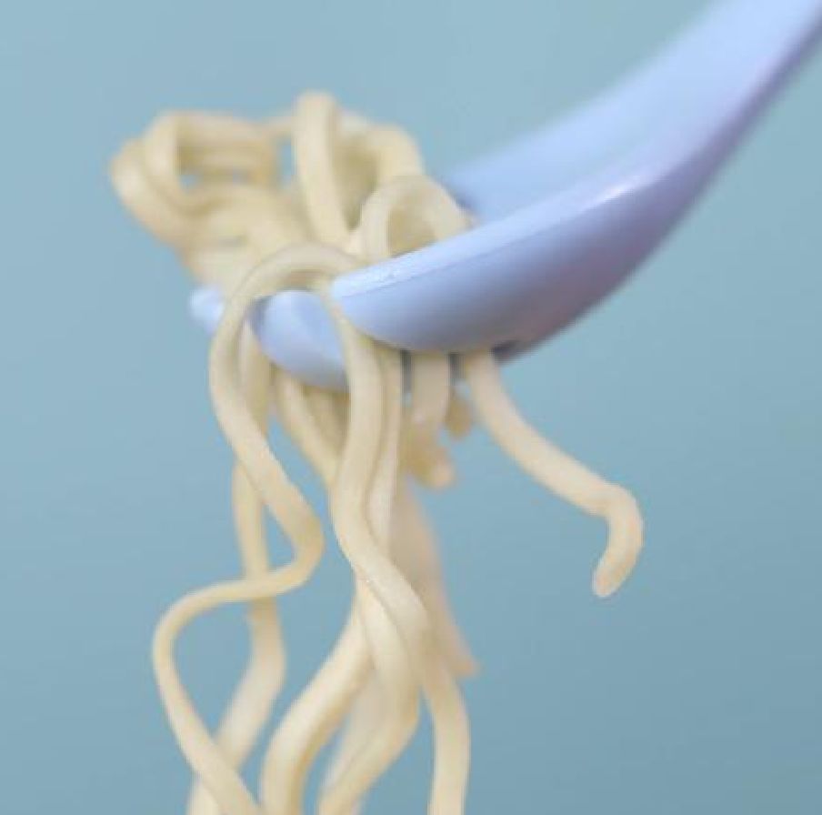 Silicone baby fork Specification drawing