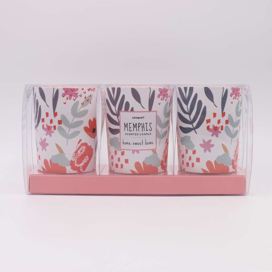 Three - piece set of scented candles thumbnail
