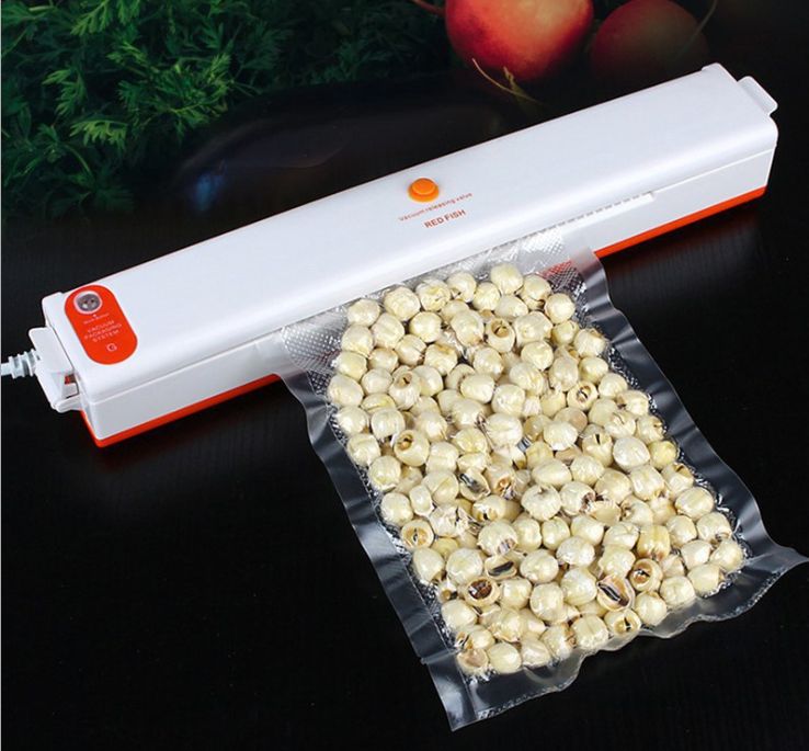 Household kitchen food vacuum packaging machine, fully automatic mini household vacuum edge banding machine, food vacuum preservation machine